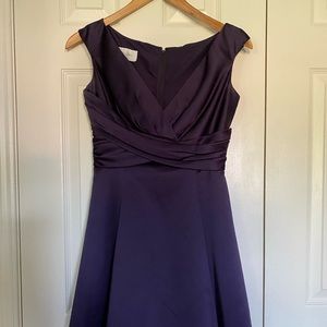 Satin bridesmaid dress